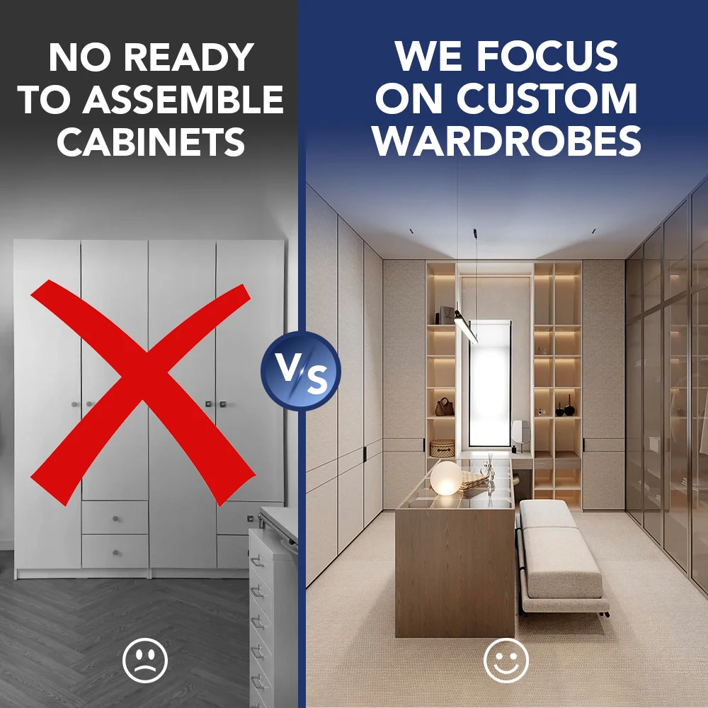 Allure Bedroom Modern Closet Smart Bedroom Household Wooden Walk in Closet Wooden Designs Wardrobe