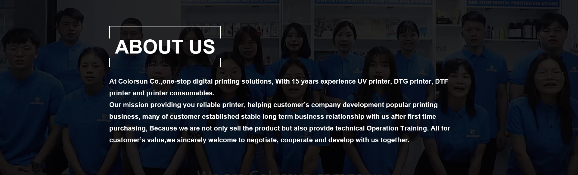 Shenzhen Colorsun Digital Technology Co., Ltd. - UV Printer, DTG Printer