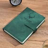 Green chinese character buckle-deer head-180 sheets 360 pages