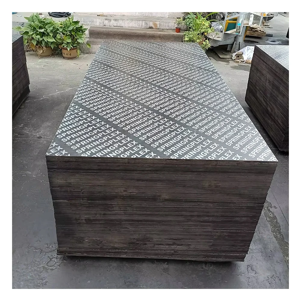 18 mm Construction Shuttering Board Phenolic Plywoods Black Concrete Formwork Film Faced Plywood