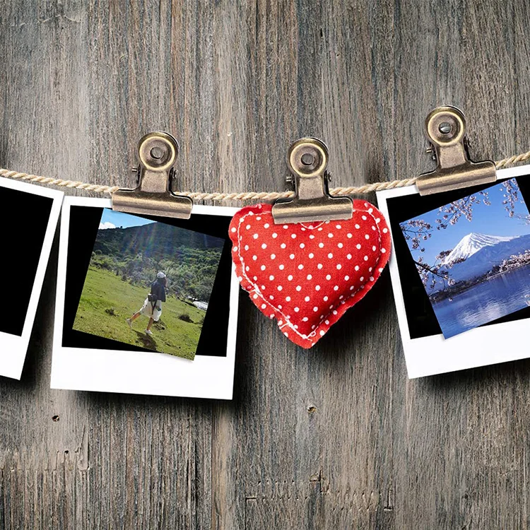 Plastic Bulldog Clip Stainless Steel Metal Paper File Rose Gold Binder Spring Money on