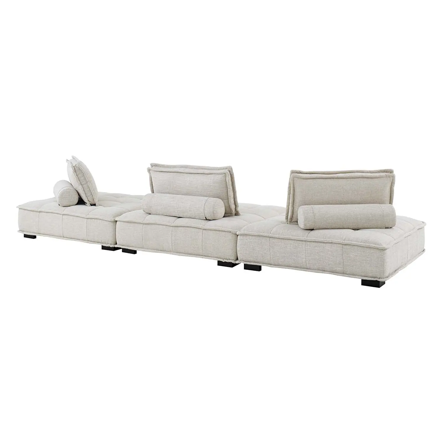 Modern Linen Luxury Convertible Modular Sectional Couch Sectional Sofa for Living Room Sofa Set