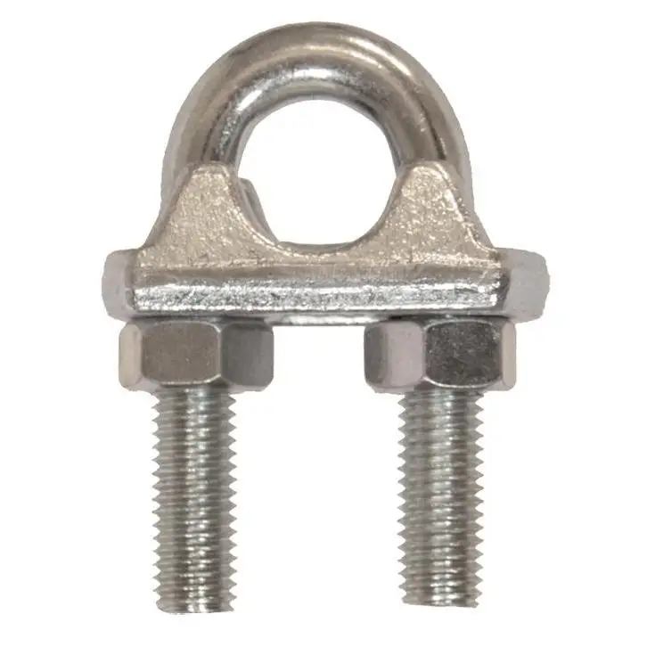 DIN741 Certified Forged Wire Rope Clamp Rigging Hardware with Wire Rope ...