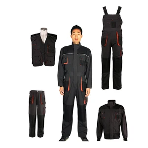 Custom Polyester Cotton Safety Long Sleeve Work Uniforms Work Clothes Suit Work Pants Work Jacket Work Clothes Workwear