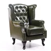 Dark Green Oil Wax Leather