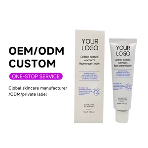 OEM Whitening Salicylic Acid Blackhead Pimple Deep Cleaning Anti Acne Face Skin Care Un-oiled Bottled Lady's Facial Cream Lotion