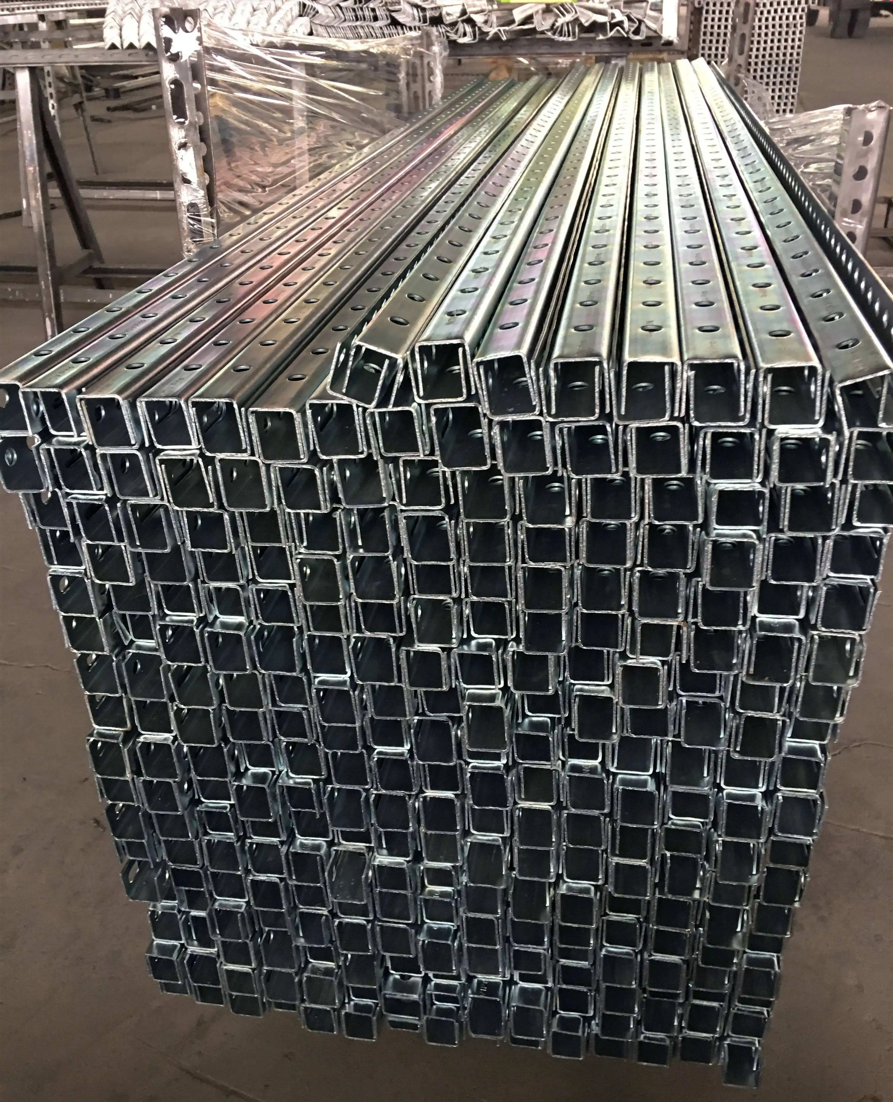 Slotted C Profile 30 X 30 Pre- Galvanized C Channel Prices