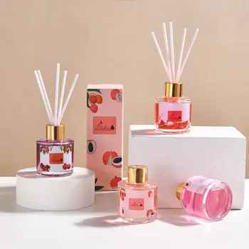 Wholesale OEM Scented Air Refresher Reed Diffuser Fireless Aromatherapy Home Fragrance