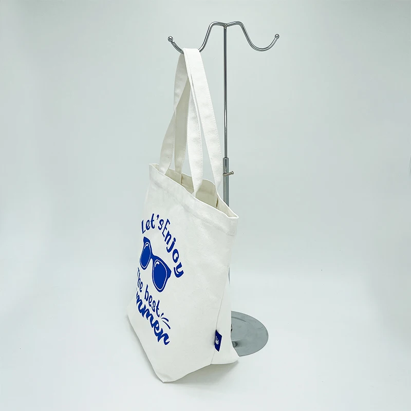 Custom Eco Cotton Canvas Shoulder Tote Shopping Bags supplier