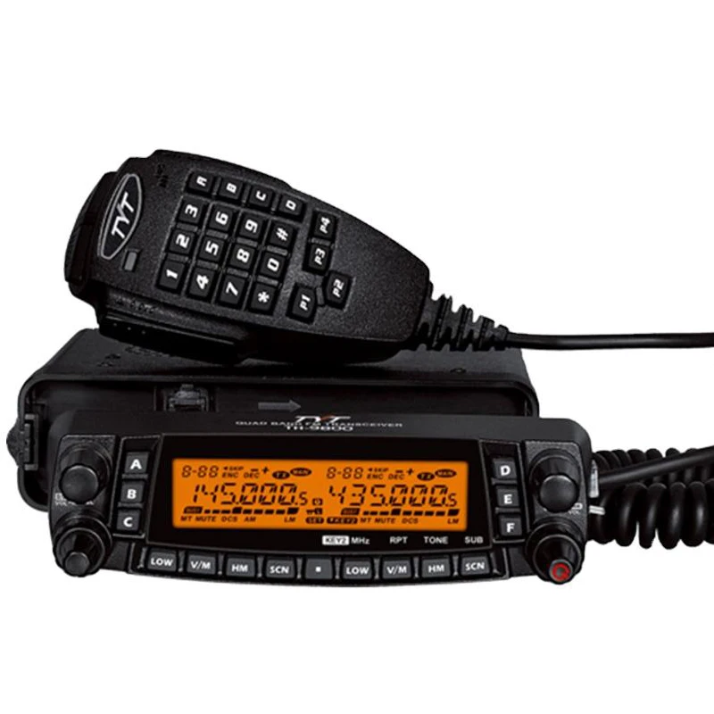 Tyt Th-9800 Mobile Dual Display Radio Amatoriale TYT TH-9800 Quad Band 50W - Ricetrasmettitore Mobile Dual Display, Con Cavo Ricetrasmettitore Quad Band 50w