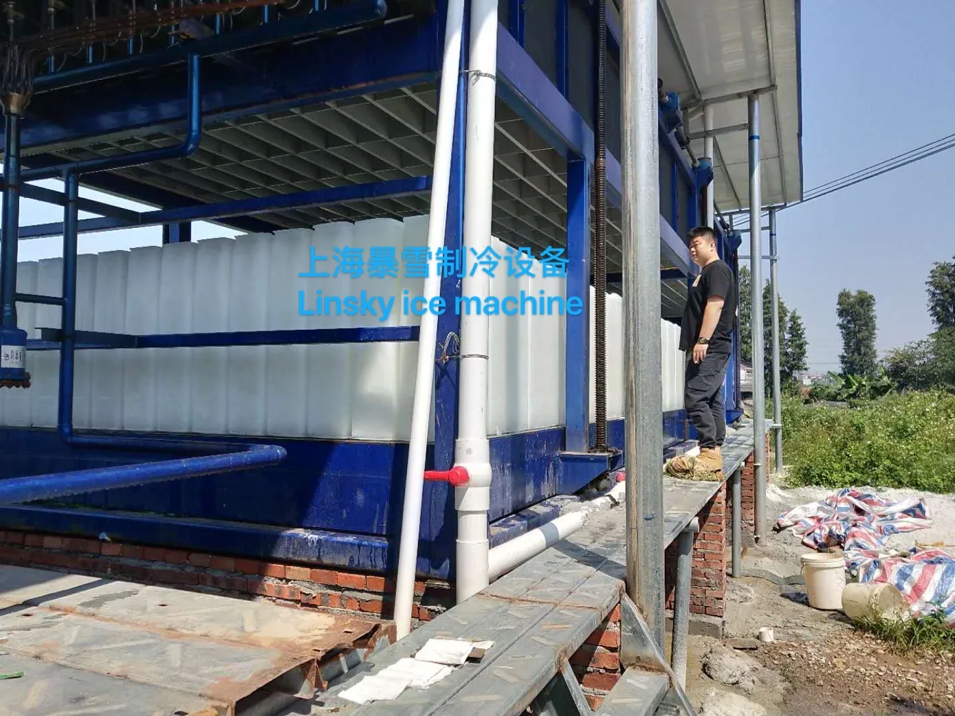 30Ton Automatic Direct Cooling Ice Block Machine