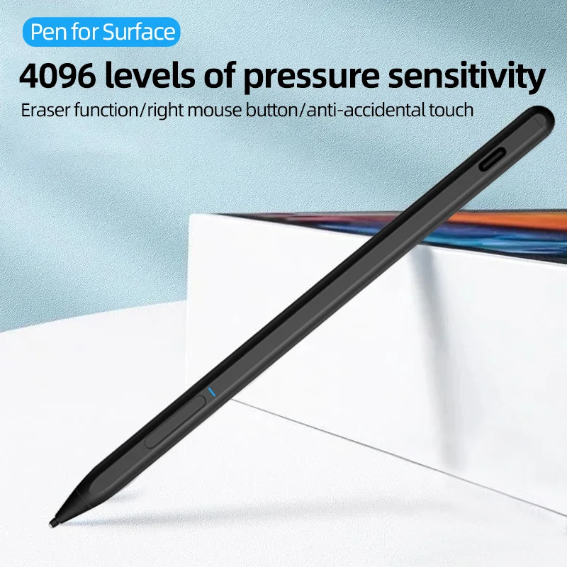 Microsoft Surface Pro Pen for Tablets Hp Active Stylus Pen With 1024 Levels Pressure for Surface Pro 7/6/5/4/3,Surface Laptop