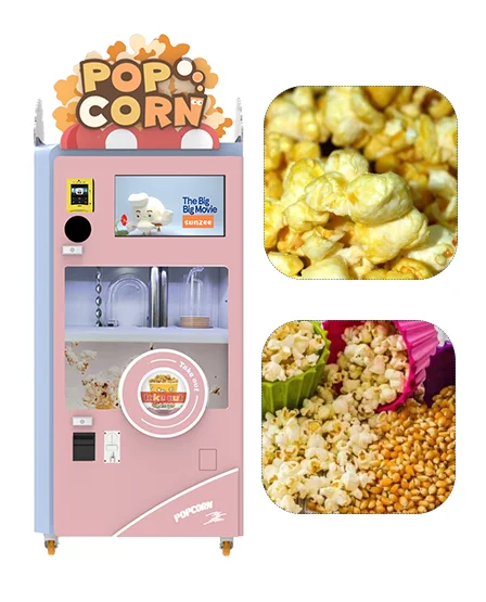 Automatic Popcorn Machine Can Choose the Taste of Self-creation and Marketing Own Factory Provide Raw Materials and Accessories