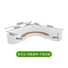Galvanized steel flower box seat-non-luminous