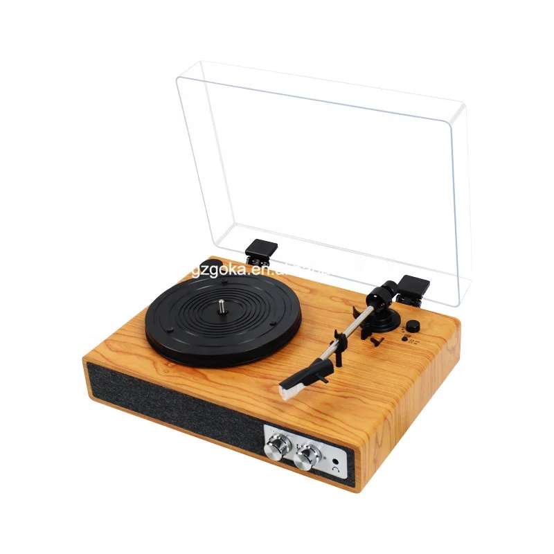 Made in China Gramophone Record Player Blue Tooth Record Player New Vinyl Record Player with Dust Cover