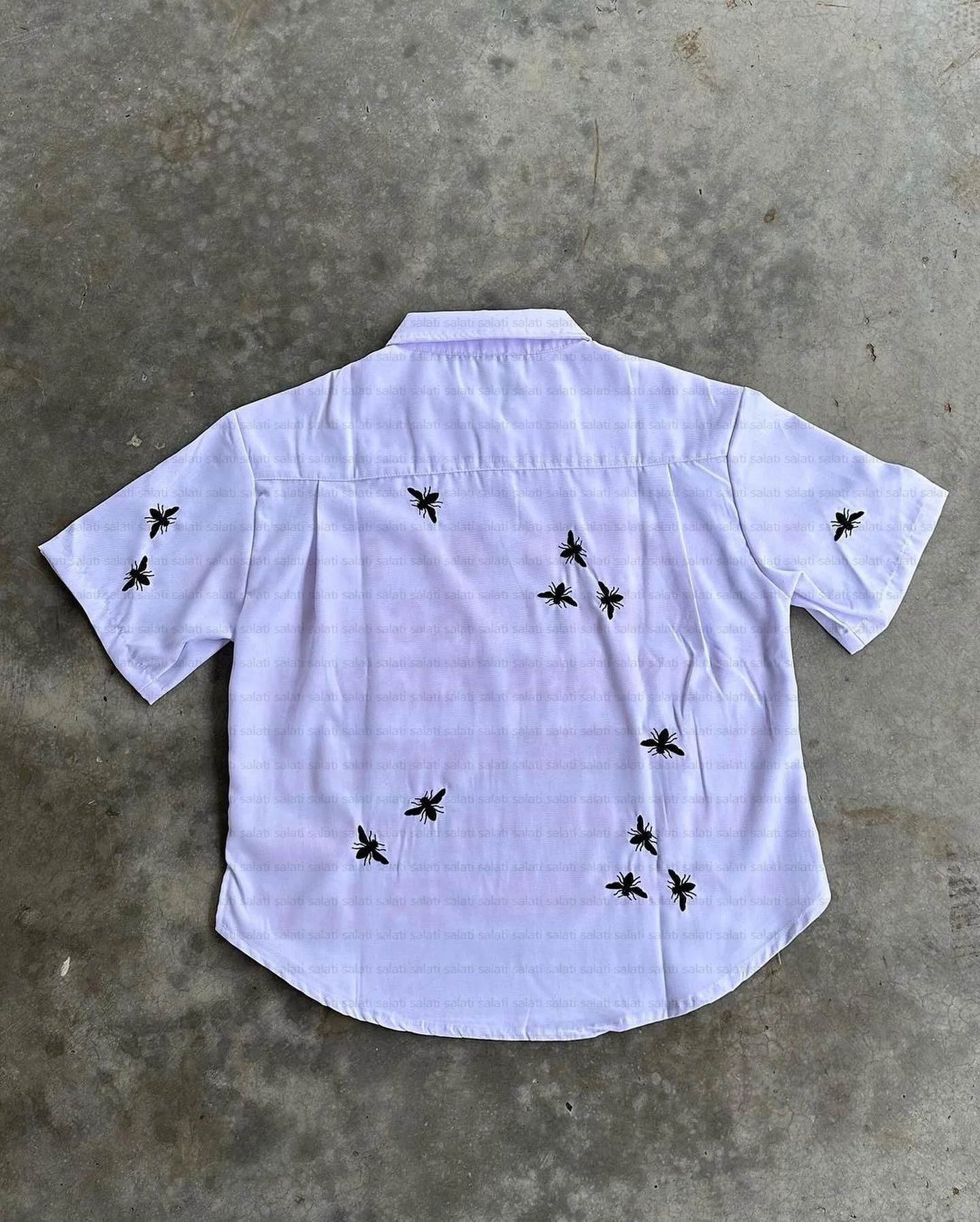 Custom Summer Tshirt Short Sleeve Heavy Weight Cotton Boxy Fit Screen Print Zip up Plaid Polo T Shirts Dress Work Shirts for Men gallery 4