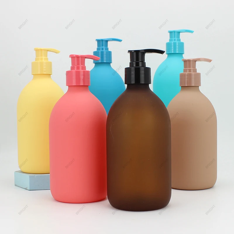 Custom Body Lotion Bottles With Sprayer Pump High Quality Shampoo Skin