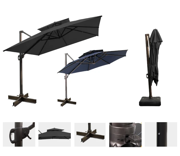 Wholesale Aluminum Parasols Popular And Stylish Beach,Cantileve Buy