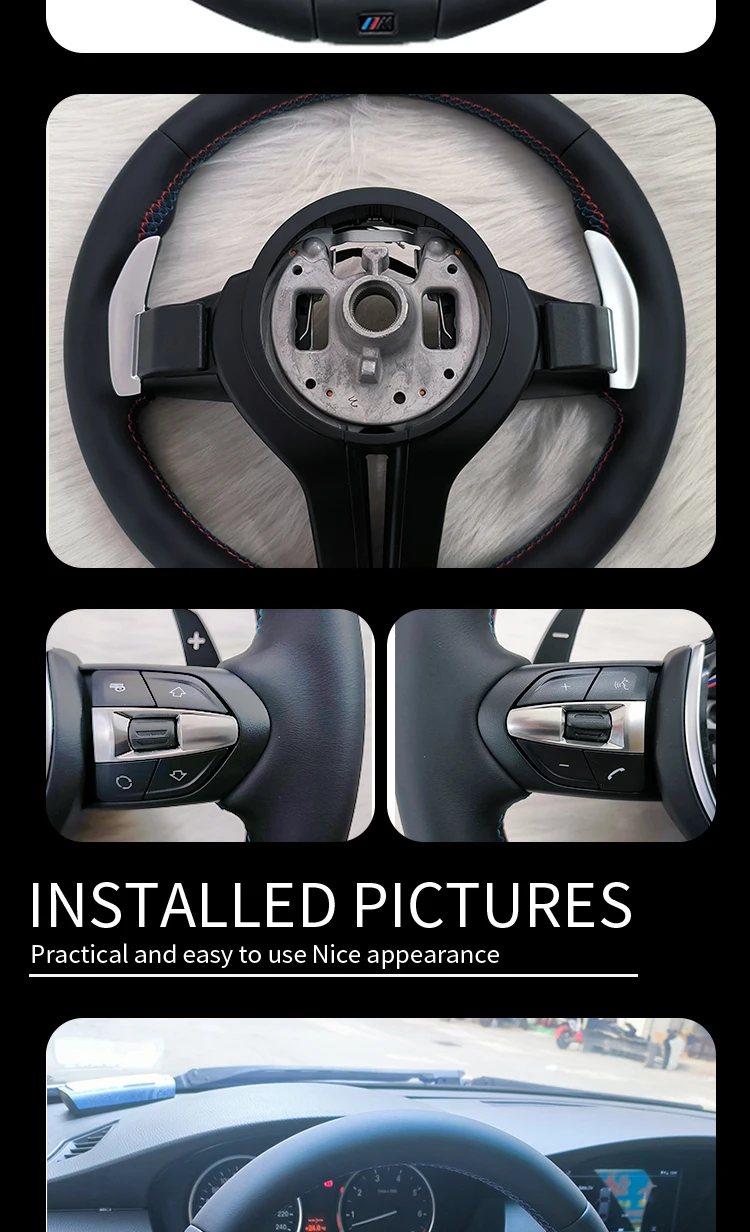 Car Steering Wheel Upgrade And Modification For Bmw E60 E61 E63 E64