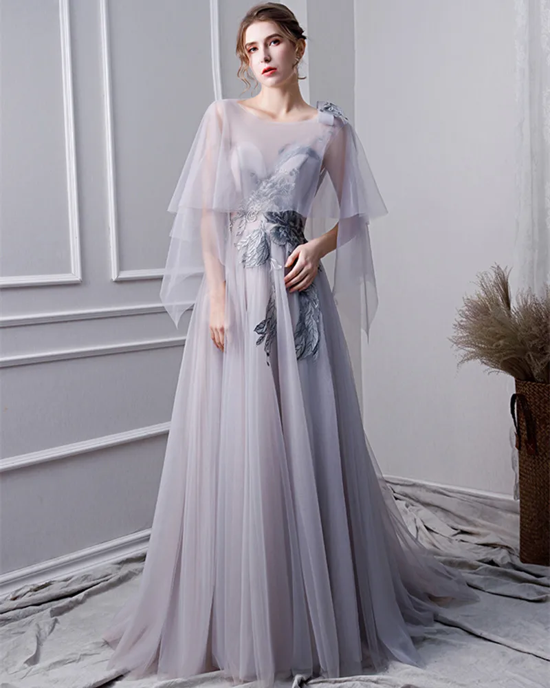 a line prom dresses 2023 Lavender Floral Prom Dresses, Sweetheart A-line Prom Dresses, 2023 Pro –  ClaireBridal main image 1