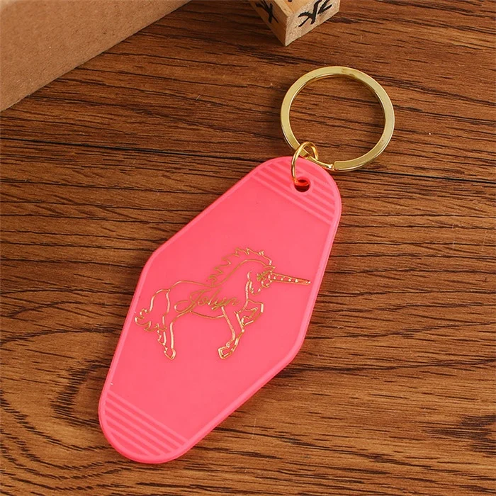 Custom Acrylic Key Chains Key Rings Custom Logo Luggage Bags Cases