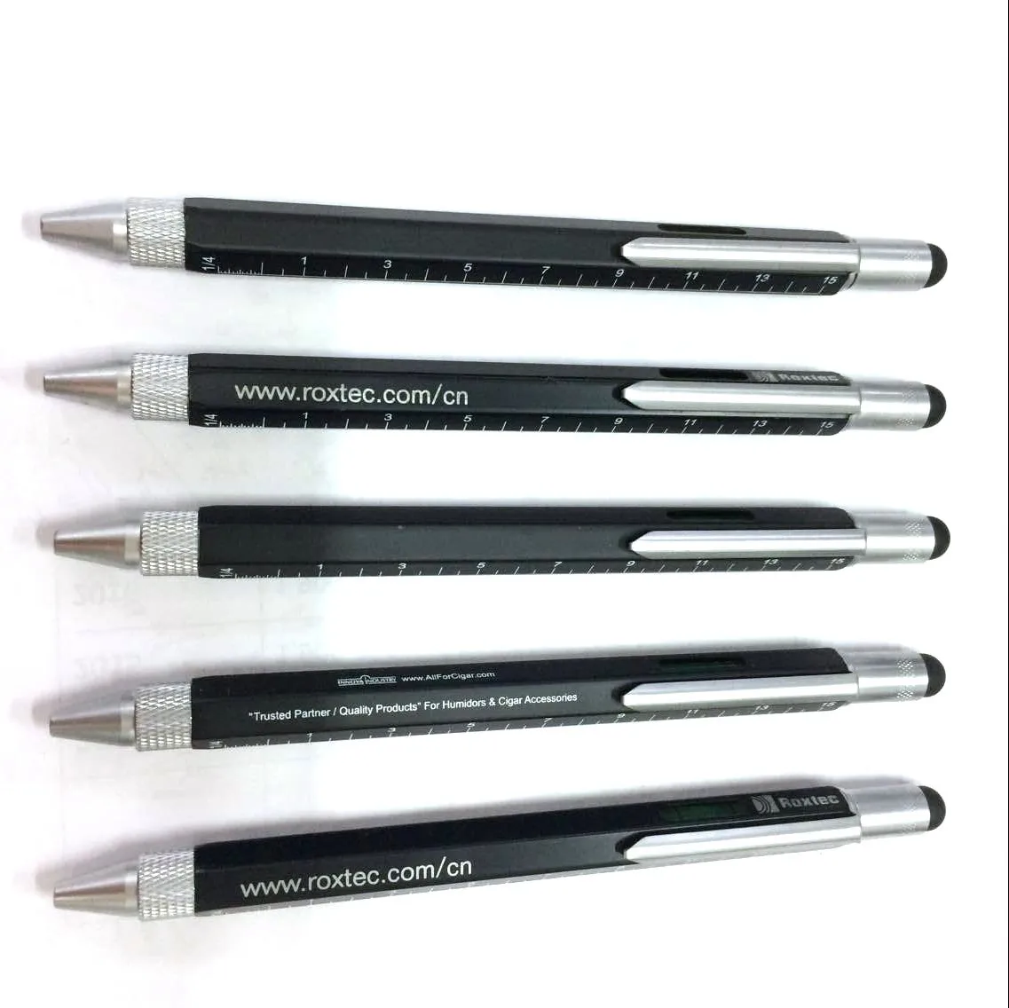 Multi Functional Tool Tech Ballpoint Pen Spirit Level Screwdriver Ballpoint Pen Stylo Promotional Pens