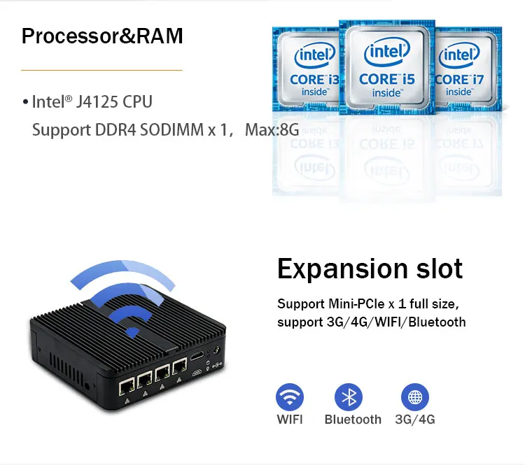 mini pc 4 Lan