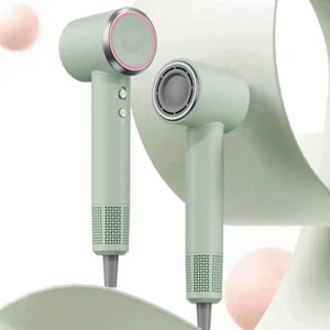 Electric High-Speed Salon Hair Dryer with Ionic Feature Diffuser Nozzle for Household & Hotel Use Plastic Material