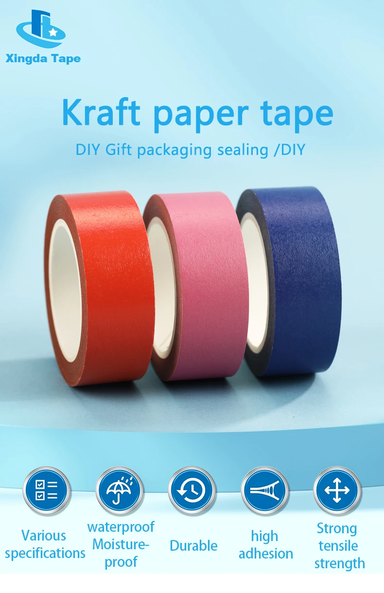 Eco Gummed Kraft Paper Tape Logo Packing Custom Shipping Tape Buy