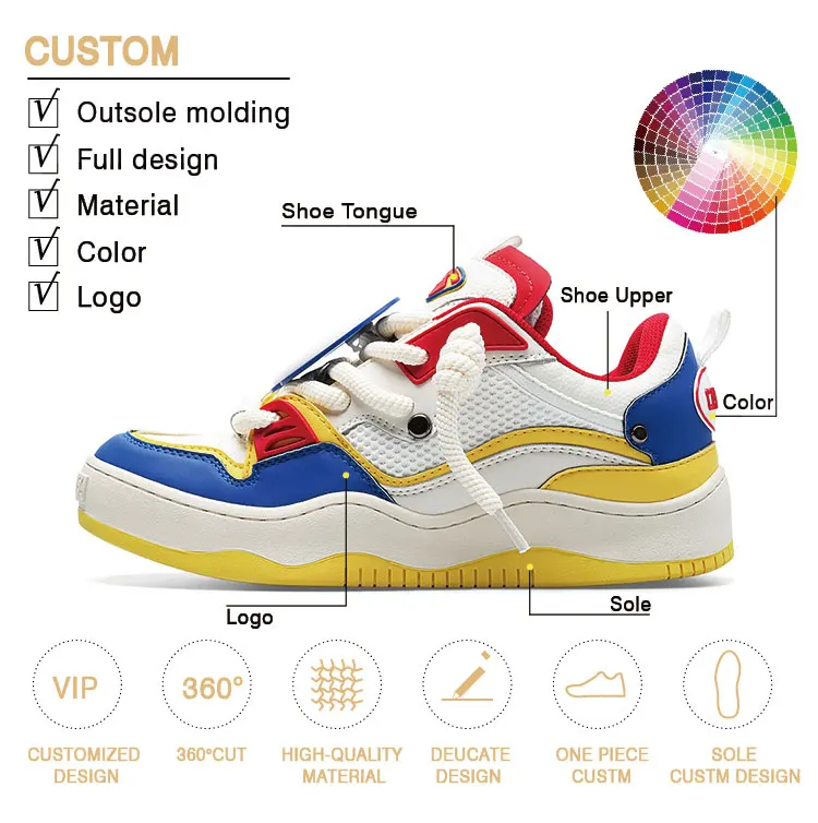China Manufacturer High Quality Skateboard Sneakers Flat Sole Support ...