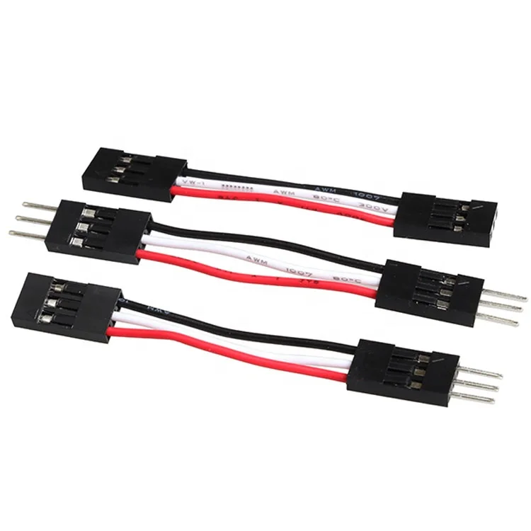 Dupont Wire, Cable & Conduit 10x 30cm Dupont Jumper Cables - Female To ...