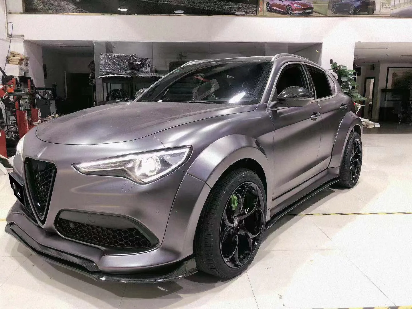 New Product Carbon Fiber For Alfa Romeo Stelvio Stelvio Wide Bodyki