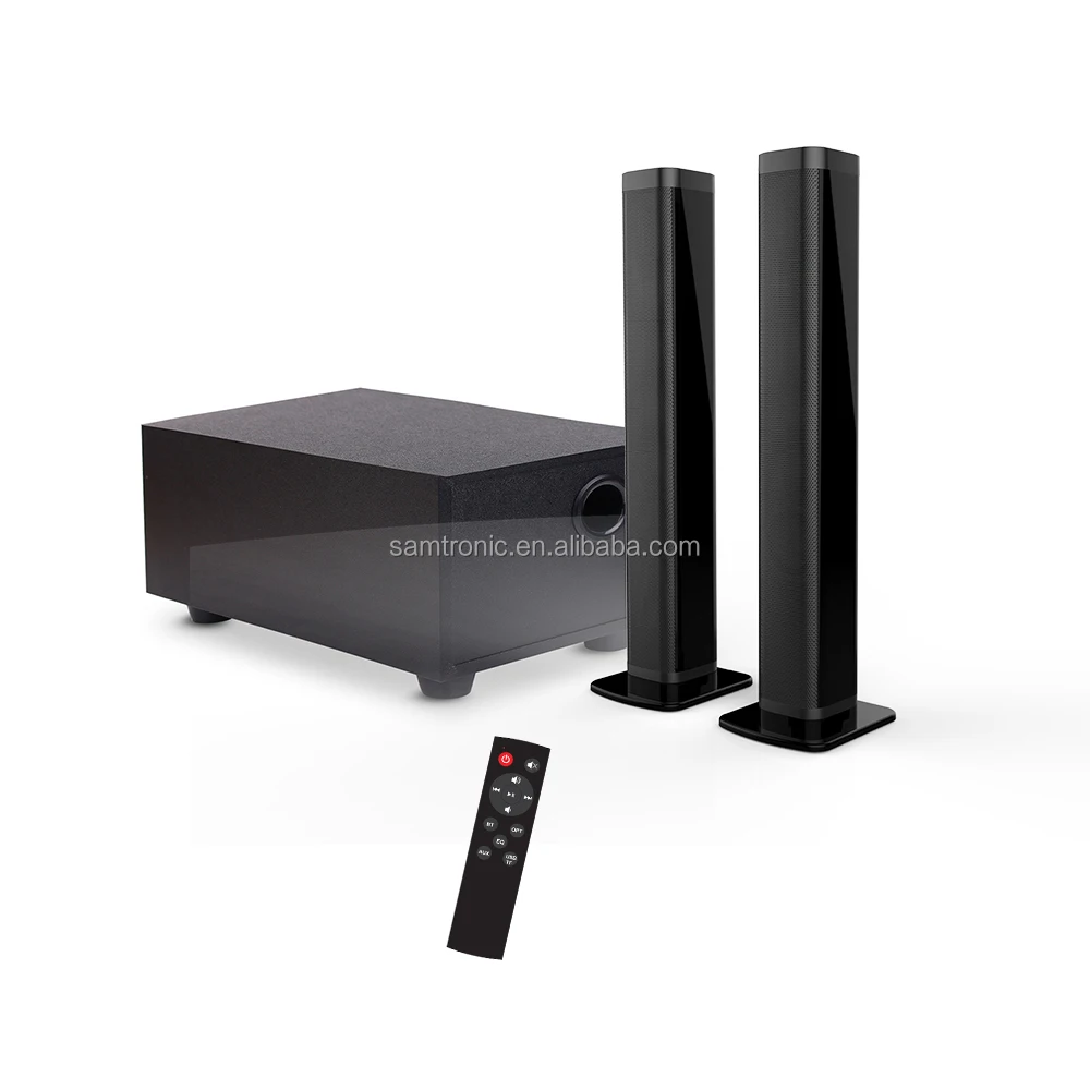 100w Bluetooth Soundbar Speaker With Subwoofer Optical Input