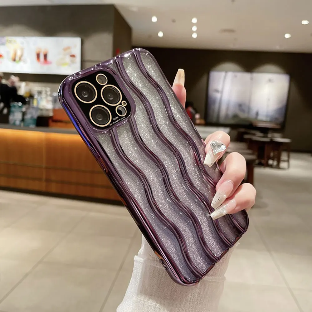 Electroplate Phone Case For Iphone 15 14 13 12 11 Xr Xs Max Pro Plus Transparent Cover Simple Luxury Cell Sjk413 Laudtec factory