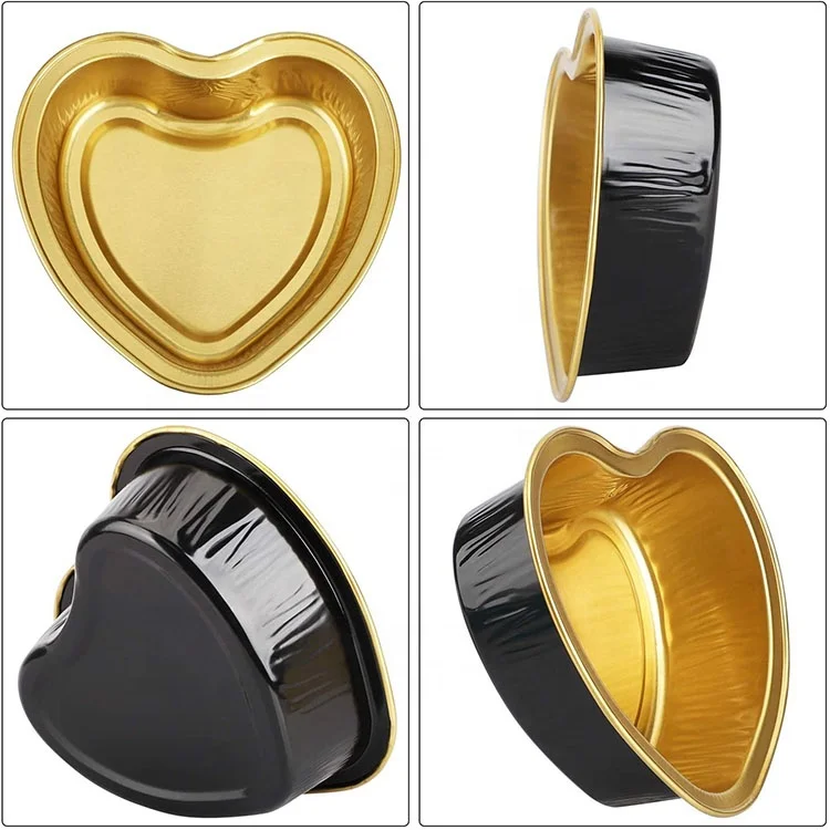 TIA X255 Disposable Oven Cup with Lid Premium Foil Aluminum Pan Baking Container Corrosion Resistant Foil Pan