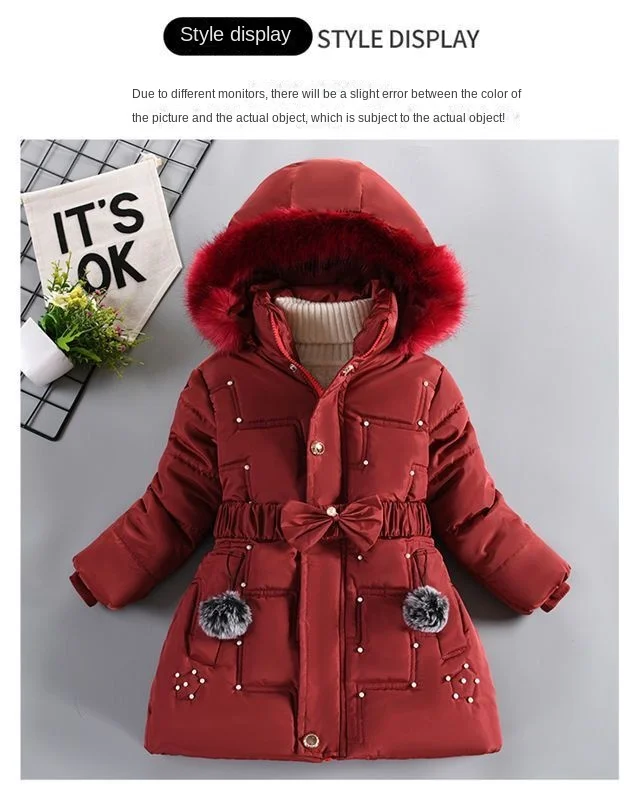 Lzh Children's Outerwear Toddler Girl Coats Kids Winter Clothing Baby