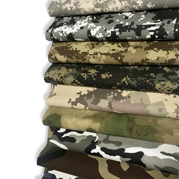 printed hunting suit army camo printing fabric cotton custom military uniform camouflage fabric