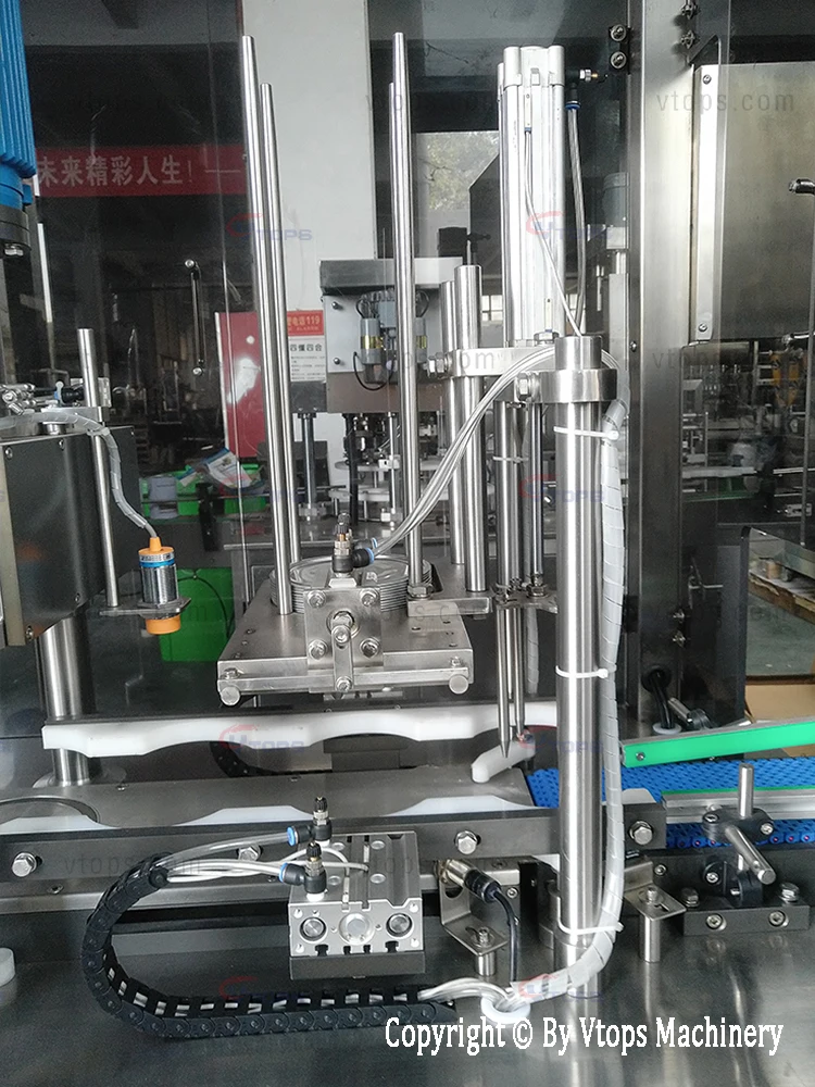 Automatic Vacuum Nitrogen Cardboard Paper Cans Tubes Sealing Seaming Machine