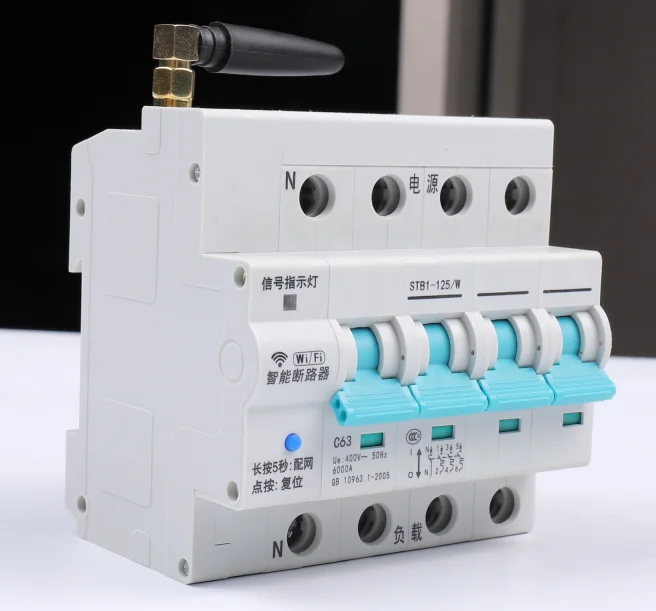 Pen Wifi Circuit Breaker Smart Switch 380AC 63A 4P