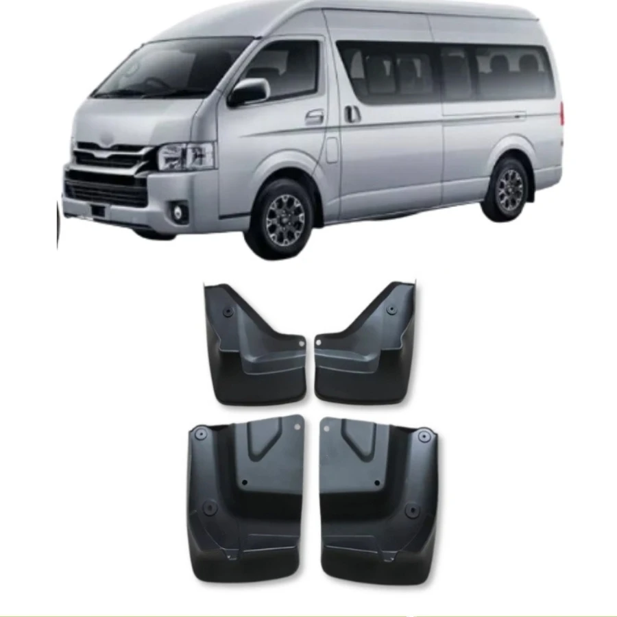 TIYPEOR Car Fenders Mud Guard Splash for Toyota Hiace 2016 - 2018  Front LH Left Splash Guard Mud Flap Auto Mud Flaps
