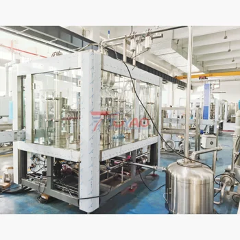 12000BPH 500ml 3 in 1  rinsing filling capping monoblock Juicer bottling machine mineral water filling machine automatic