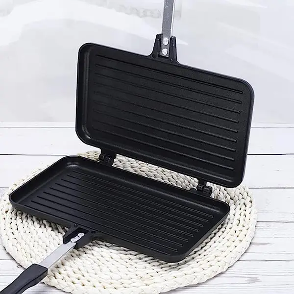 Double Grill Frying Pan, Double Sided Pan, Baking Tray