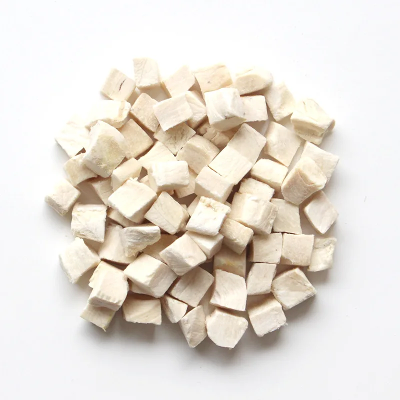Organski smrznuti sušeni psi, svježe komadići piletine, visokokvalitetni proteini, digestivno zdravlje, koža, krzna, zdravlje, ekološka tvornica.