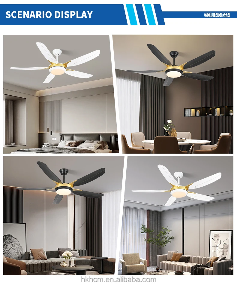 product wholesale 3cct ceiling fans with lights with remote control wooden ceiling fan high cfm quiet 3  blade bldc reversible-15
