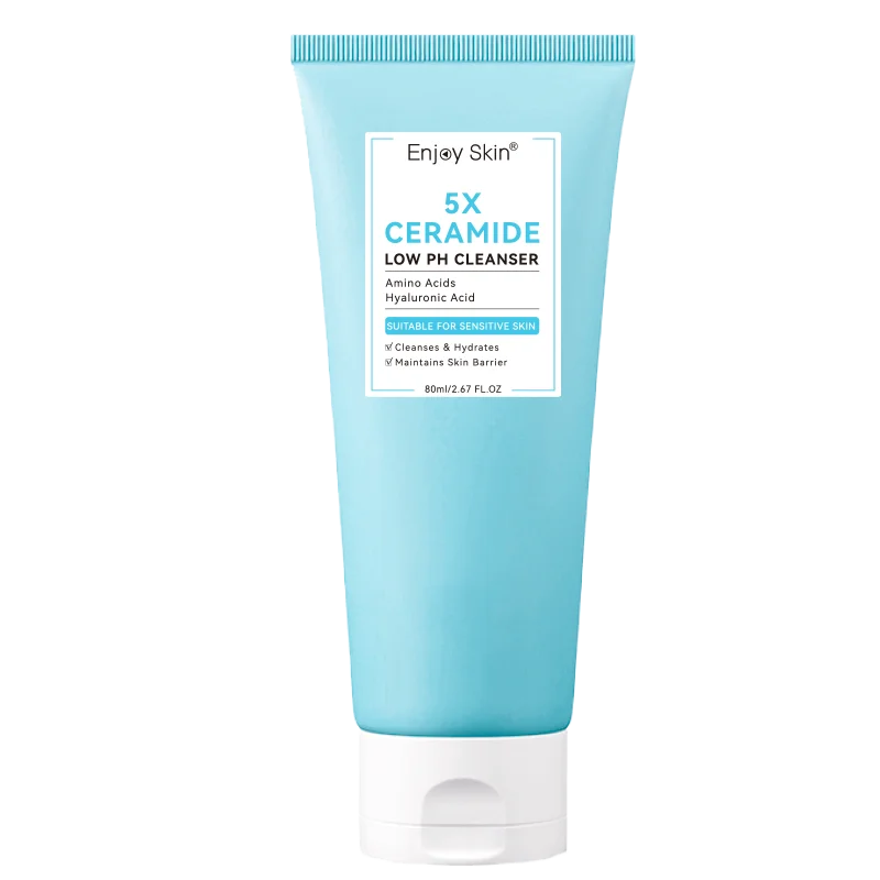 OEM 5X Ceramide Barrier Protect Set Vegan Moisturizer Gel Gentle Cleanser Private Label Factory