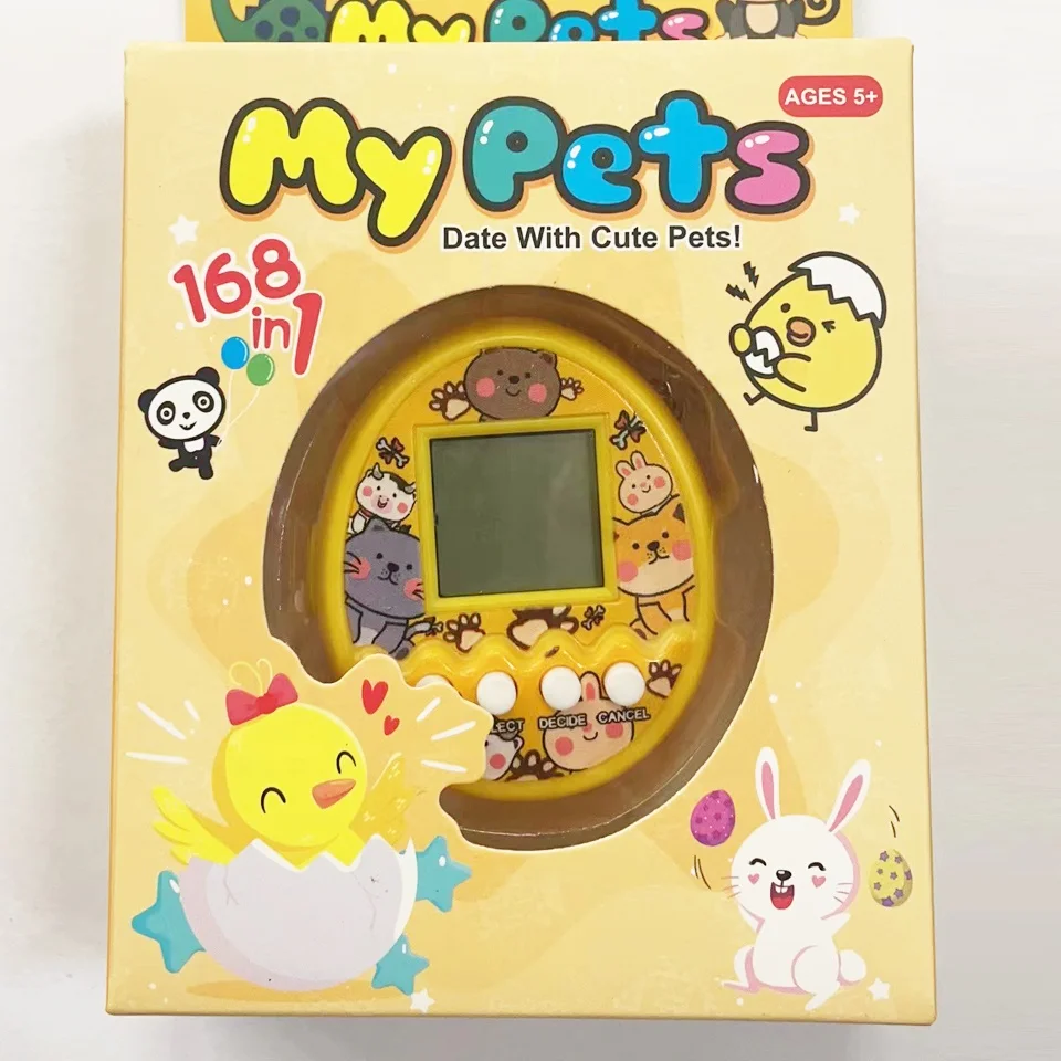 2023 168 в 1 Электронный ручной пользовательский виртуальный питомец тамагочи A Color Original Pix on игрушка тамагочи электронные питомцы тамагочи