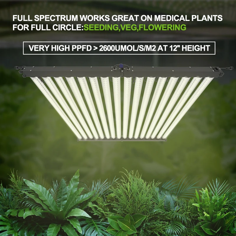 Luxint Factory Price 16 Bars High Intensity 1000W Grow Light Led Wholesale Led Grow Light Full Spectrum for Industry Growth