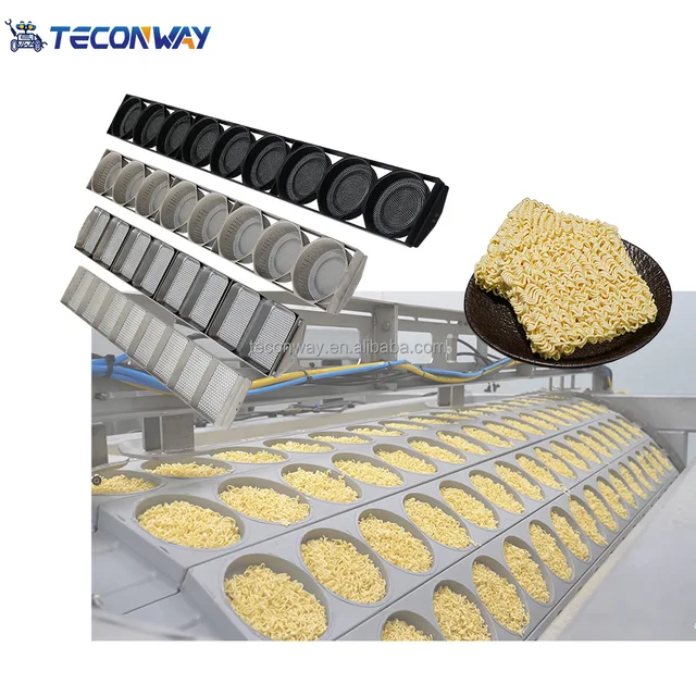 SUS304 CNC Lathed Source Factory High Oper Area Instant Noodle Frying Basket for Taiwan Noodle Production Line