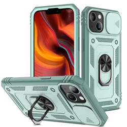 3 в 1 тяжелый Гибридный чехол для мобильного телефона iPhone 13 12 11 Pro Max с защитой камеры раздвижное окно отделением