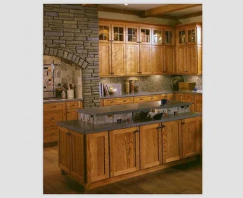 Customized solid wood other kitchen furniture with island